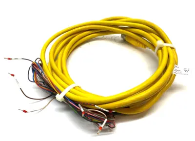 USED ALLEN-BRADLEY SER. A SINGLE ENDED CORDSET M23 12-PIN 20' LENGTH