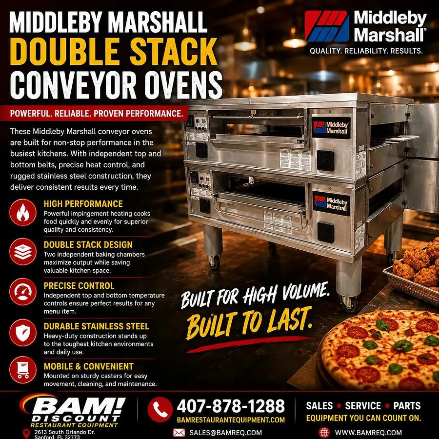 Used MIDDLEBY MARSHALL PS570G Conveyor Ovens Florida US | BAM Discount Restaurant Equipment #1283079