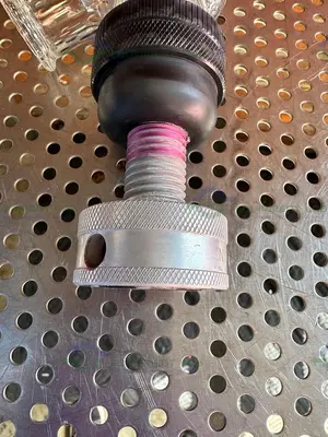 Used CHEMGLASS CG-1968-GL-240 ZERO DEAD SPACE VALVE 2" BEADED PIPE TORQUE KNOB Glassware - Other California US | Equipment Lab #1411866