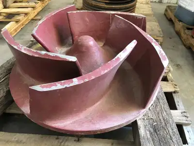 Townley Stainless Steel 5 Vane Slurry Pump Impeller 14″ X 16″ X 28″ 151437
