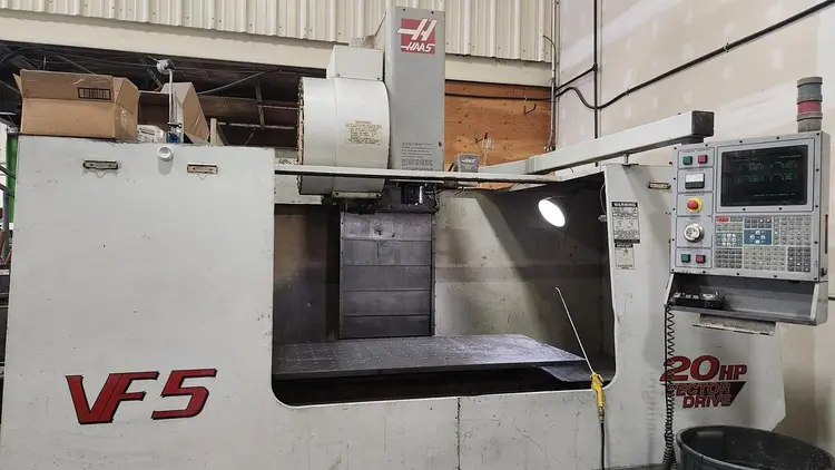Used 2000 HAAS VF-5 Vertical Machining Centers Ontario CA | Trader Machinery Inc #1394413