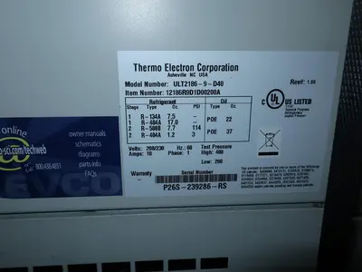 USED THERMO ELECTRON CORP ULT2186-9-D40
