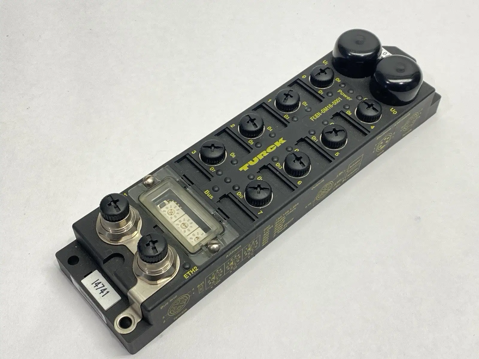 USED TURCK MULTIPROTOCOL I/O MODULE FOR ETHERNET 16 OUTPUTS 6825430