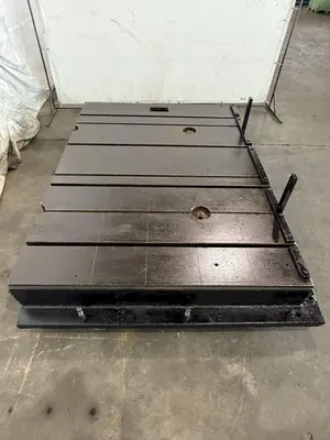84" X 67" X 10" T-SLOTTED FLOOR PLATES. STOCK # 0903124