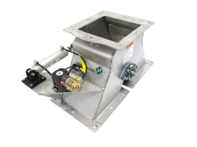 NEW SCHENCK PROCESS 8" A-VALVE GRAVITY FLOW SYSTEM VALVE