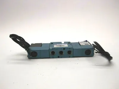 USED MAC VALVES DUAL SOLENOID VALVE WITH PME-612BAAA 24V COILS
