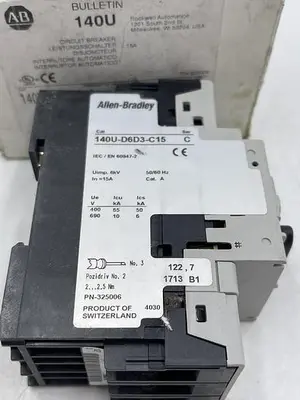 New | in-Stock ALLEN-BRADLEY ALLEN-BRADLEY 140U-D6D3-C15 SER C Fuses | ND Industrial Surplus #1214703