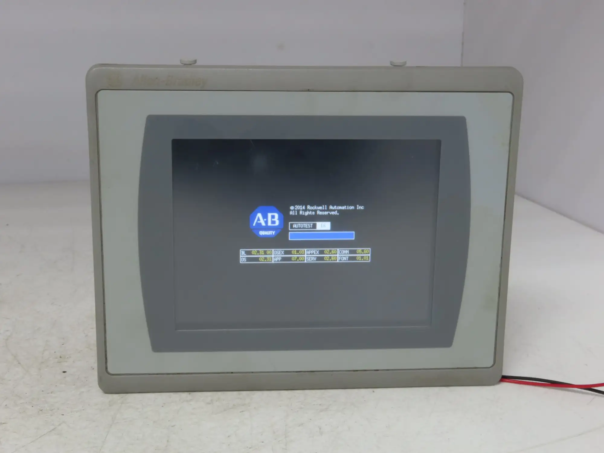 Allen Bradley 2711P-T7C21D8S PanelView Plus 7 Touch HMI 24VDC Control Panel