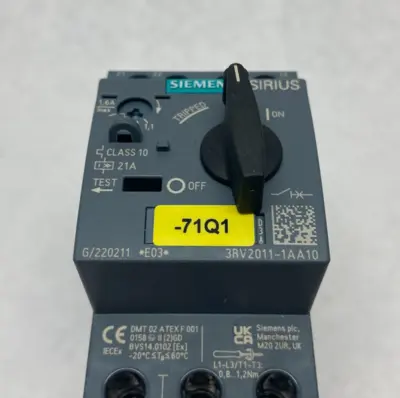 USED SIEMENS SIRIUS MOTOR PROTECTION CIRCUIT BREAKER