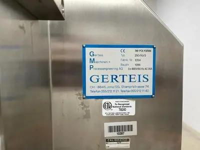 USED 1996 GERTEIS 3W POLYGRAN