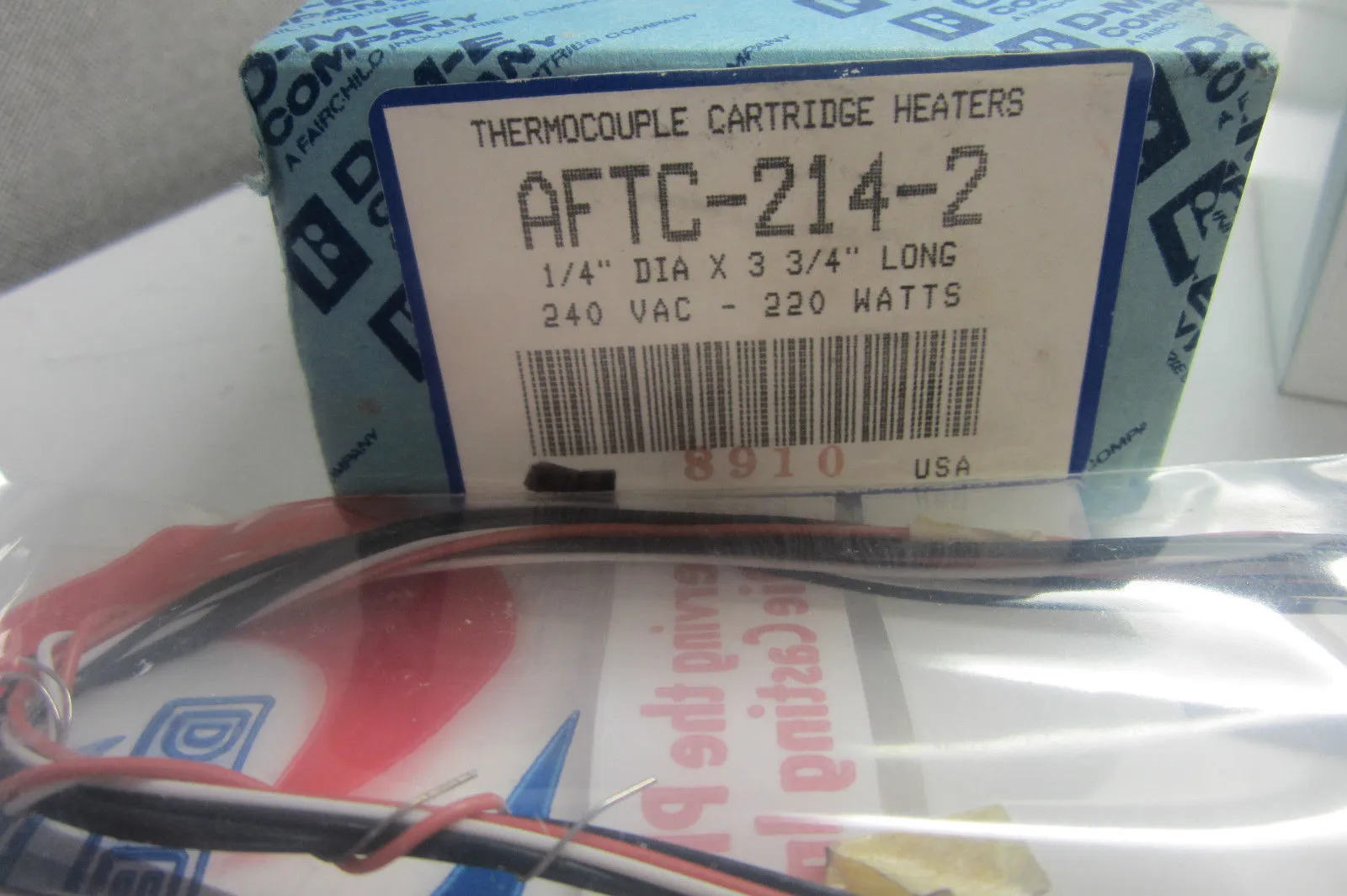 NEW DME COMPANY AFTC-214-2 HEATER CARTRIDGE AFTC2142