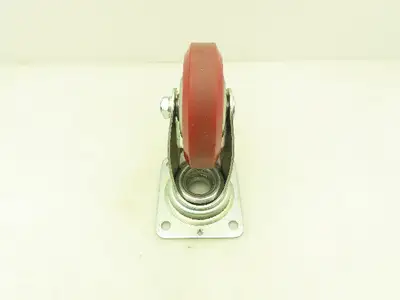 J-130 Caster Wheel 130x36 Polyurethane Non-Locking Swivel Lot of 4