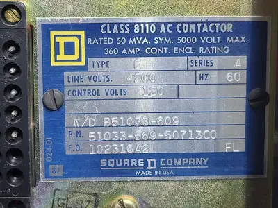 USED SQUARE D FC-20