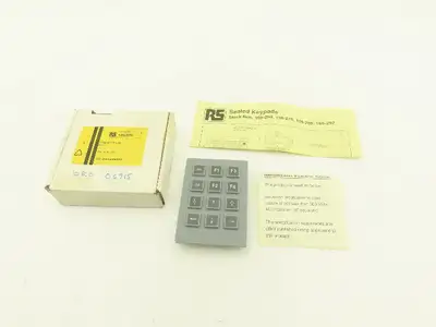 RS Components 198-270 Keypad 12 Button Replaceable Caps