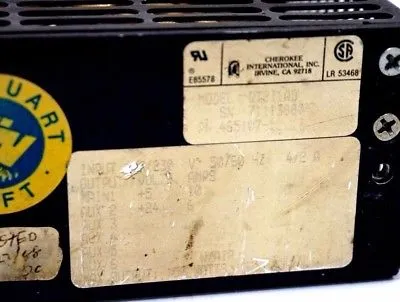 USED CHEROKEE INTERNATIONAL QT2I1AD POWER SUPPLY