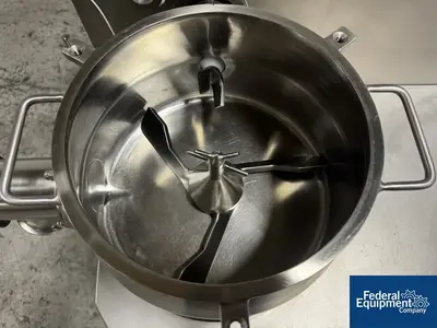 USED DIOSNA 10 Liter Diosna High Shear Mixer, S/S, Model P/VAC-10