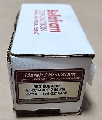 New | in-Stock Bellofram 960-009-000 Air Pressure Regulators Indiana US | J&J Industrial Supply #520051