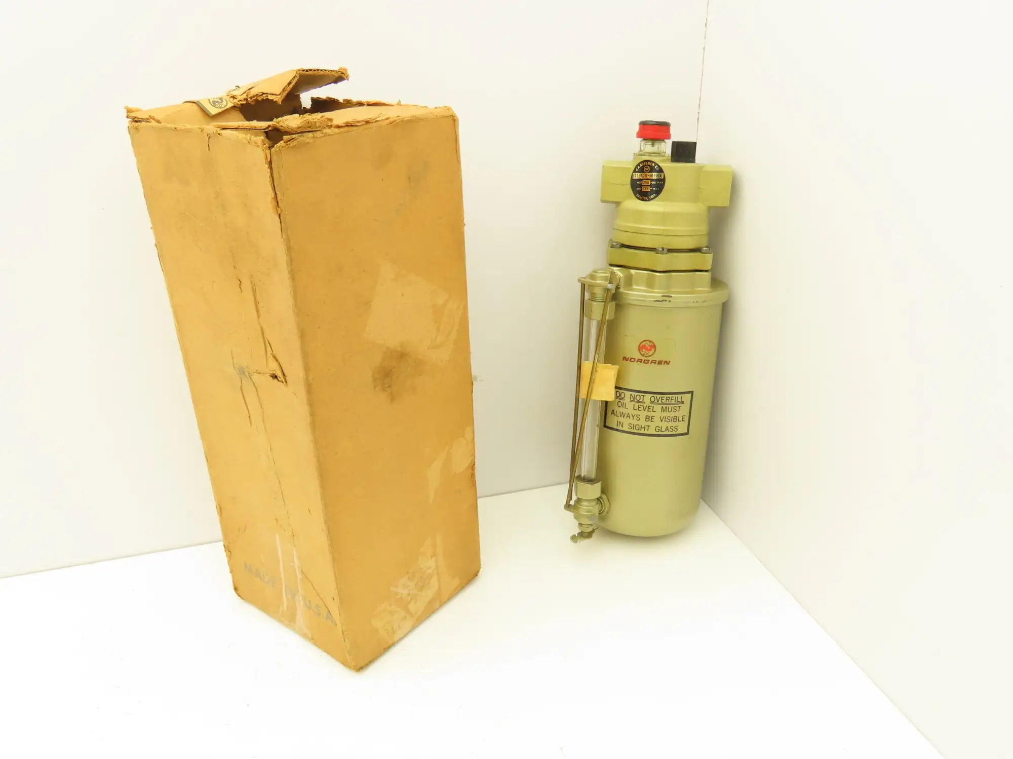 Norgren L12-400-MPHA Pneumatic Air Line Lubricator 1/2"NPT 250psi