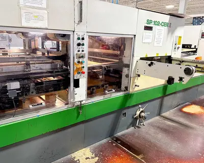 1996 Bobst 102 CER Die Cutter Blanker