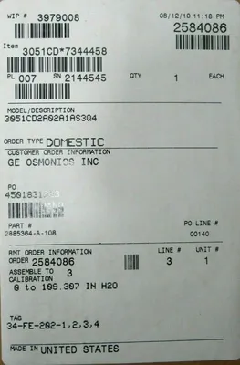 NEW ROSEMOUNT 3051CD2A02A1AS3Q4 PRESSURE TRANSMITTER 405PS030N065D3
