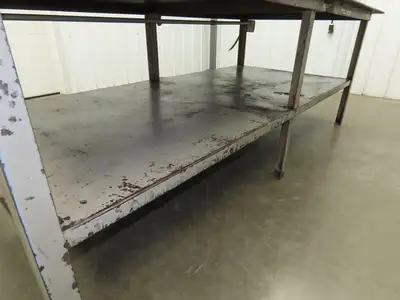 1/4" Top Steel Fabrication Welding Layout Table Work Bench 96"x48"x33"