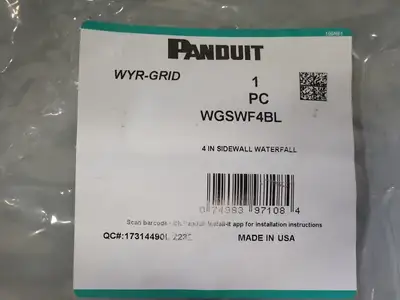NEW PANDUIT WGSWF4BL
