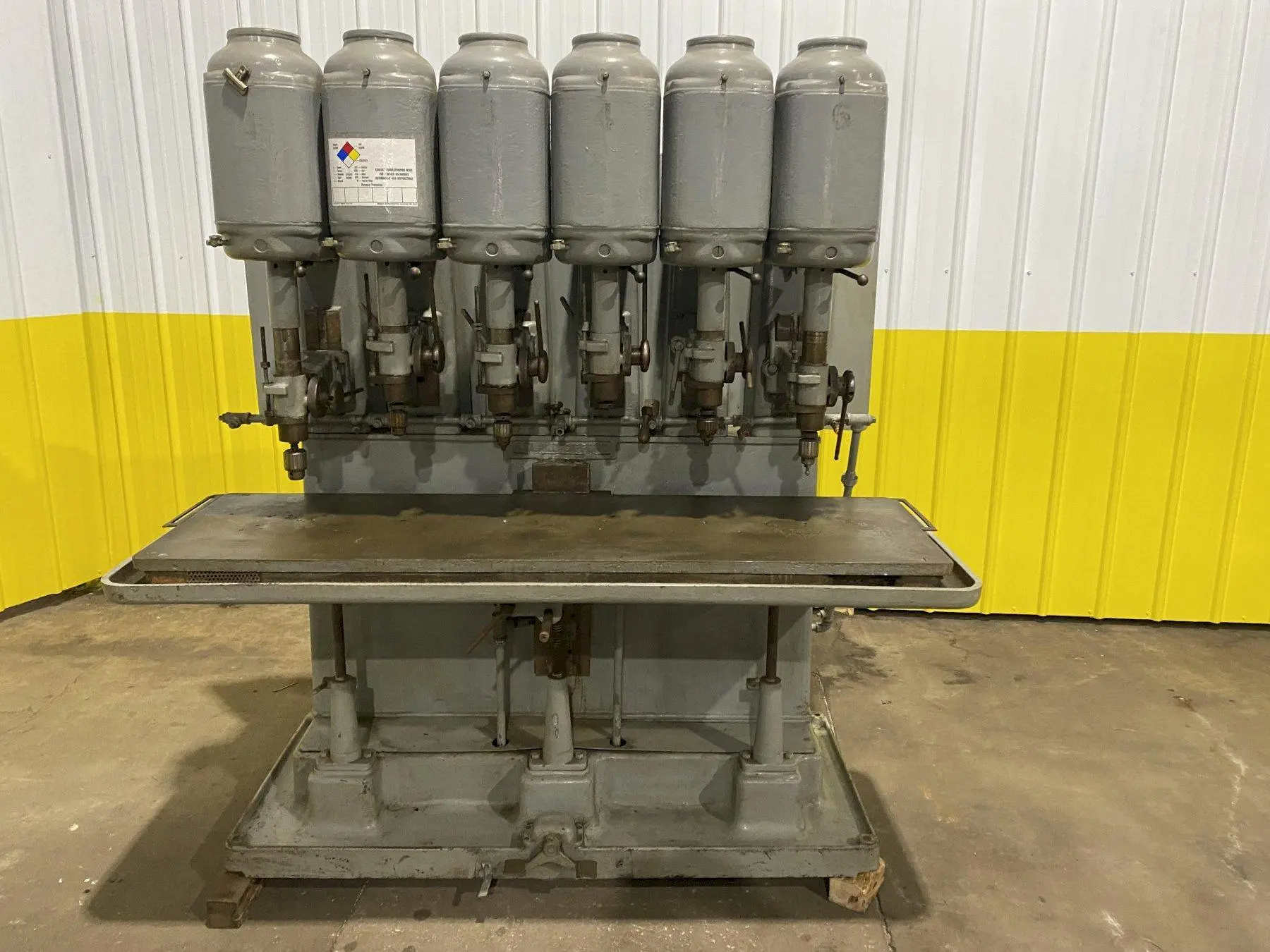 6 SPINDLE LEELAND GIFFORD GANG DRILL: STOCK #18509