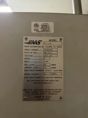 2011 HAAS SL-40 Precise Universal Lathes | Bayou Machinery (9)