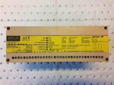 USED FIESSLER LSUW N1 MUTING K-SWITCHING UNIT ESPE TYPE4
