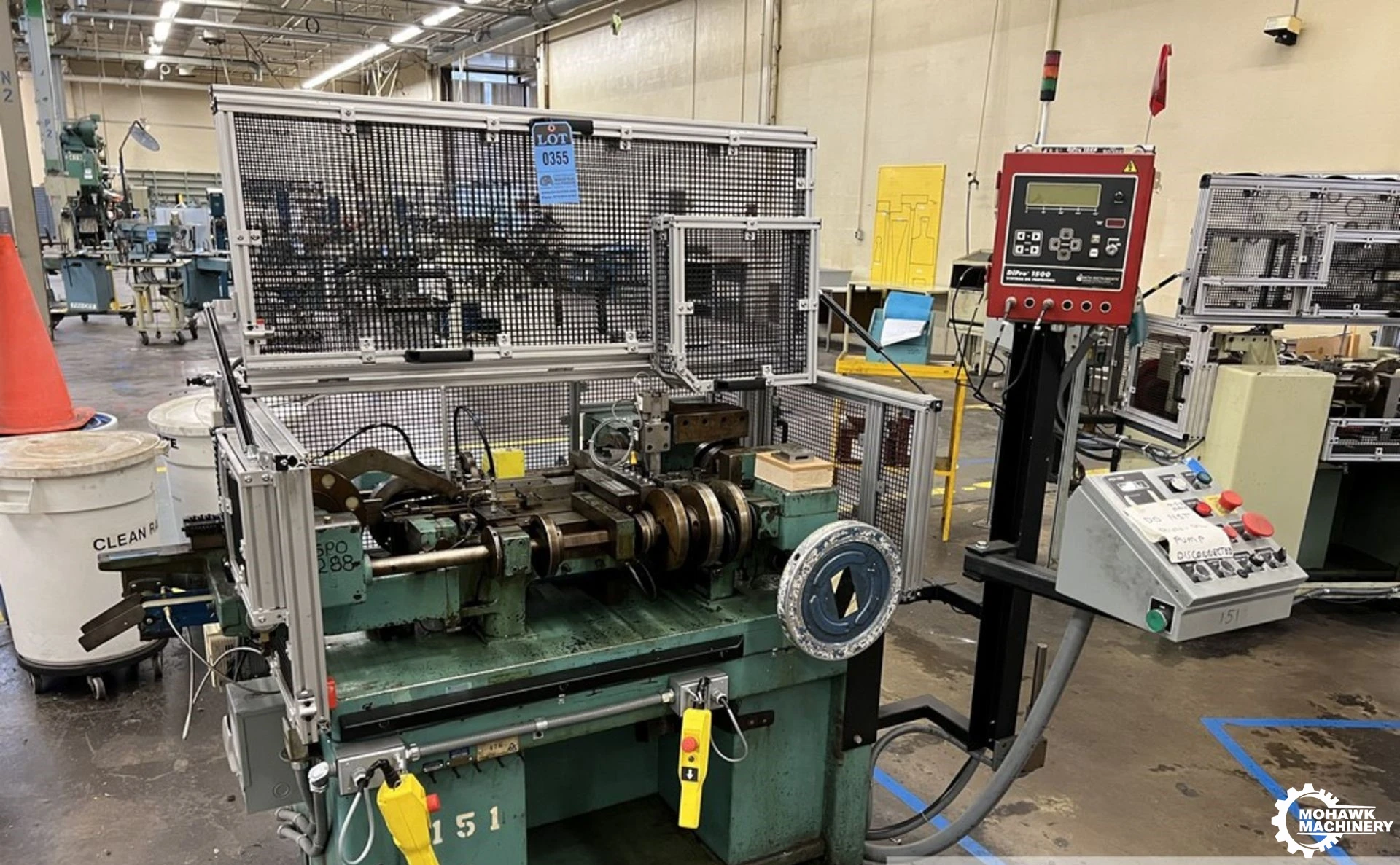 1/16" NILSON "751" WIRE FORM FOURSLIDE w/UPDATED CLECO PC-100 CONTROLS - DIE PROTECTION SYSTEM