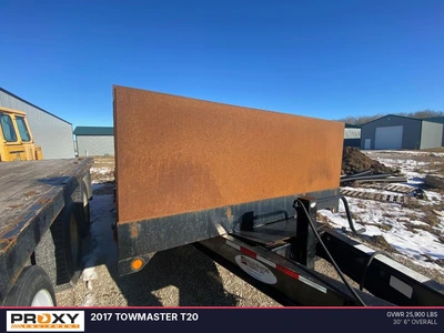 Used 2017 TOWMASTER T20 Flatbed Trailers Wisconsin US | Proxy Equipment #1377821