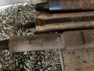Used AFTERMARKET 4-3/5” X 63" CABLE TOOL DRILLING CHISEL BIT Drills Pennsylvania US | East West Machinery & Drilling #1417267