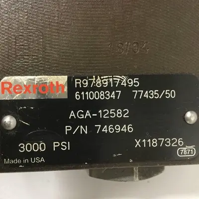 Used REXROTH R978917495 Valves/Fittings Michigan US | Ideal Machinery #1277145