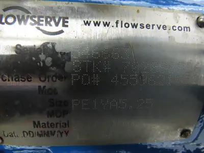 Flow Serve PE1YA5.25 10Hp 3"x1-1/2" Stainless Centrifugal Pump Package 230/460V