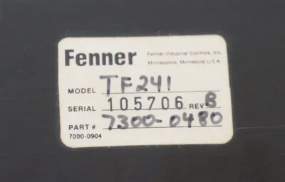 FENNER TF241 DC DRIVE 7300-0480 REV. B