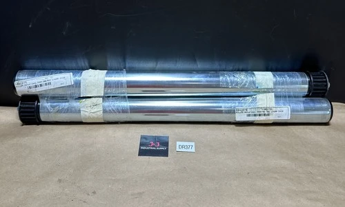 LOT OF 2 NEW Stainless Conveyor Roller W/ Sprocket L=600 Z=20 3800/Q8 + WARRANTY