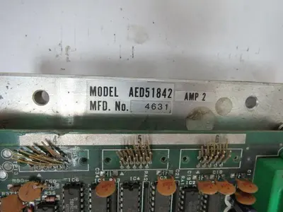 Matsushita Electric Panasonic AED51842 Servo Amplifier 2 Amp Damaged