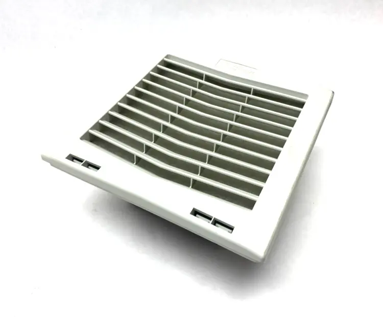 Used HOFFMAN NVENT SIDE MOUNT COOLING FILTER FAN LIGHT GRAY, 24V, 70CFM Filters | Maverick Industrial Sales #1114121