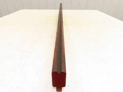 Press Brake Die 62" Long 90° V 3/8" W 7/32" D 1-3/4" H 1/2" Tang