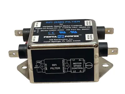 Used KB Electronics RFI EMI AC Line Filter 200A 115/230V 9945C Misc Electrical & Power Parts Michigan US | Maverick Industrial Sales #1397511