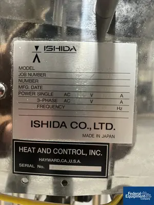 USED Ishida ISHIDA Checkweigher, Model DACS-Z-006M-SB/SS-I