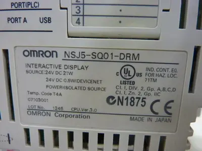 USED OMRON NSJ5-SQ01-DRM