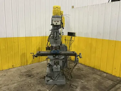 2 HP X 9" X 42" BRIDEPORT SERIES I VERTICAL RAM TYPE KNEE MILL DRO POWER FEEDS VARIABLE DRIVE: YOBRO #24264