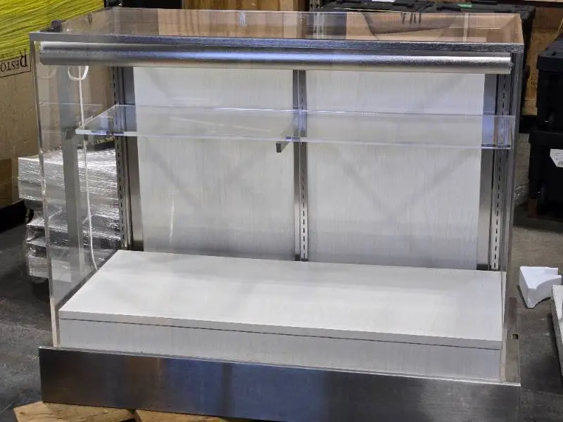 Retail Glass Jewelry Display Case / Counter | Lighted 45" x 20 1/2" x 38"