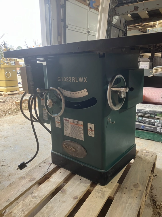 Used GRIZZLY 1023RL WX TABLE SAW Woodworking Table Saws North Carolina US | CAROLINA MACHINERY SALES #662802