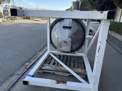 Hopper, 7.5 CF, S/St, 46" Diameter X 46" Deep #S744846