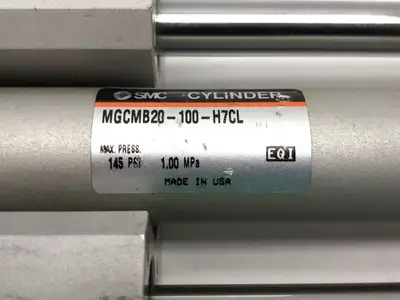 MGCMB20-100-H7CL | SMC  Guided Cylinder Slide Bearing NO BRACKET - Used