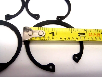 USED ROTOR CLIP/ TRUARC AXIALLY INTERNAL RETAINER RINGS 1-3/4"