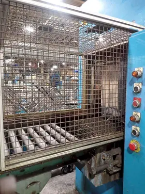 24" x 24" RANSOHOFF 3-STAGE STEEL MESH CONVEYOR PASS THROUGH PARTS WASHER: YOBRO #24301