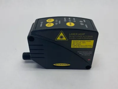 USED BANNER ENGINEERING L-GAGE LASER DIFFUSE TIME-OF-FLIGHT SENSOR 300MM TO 5M